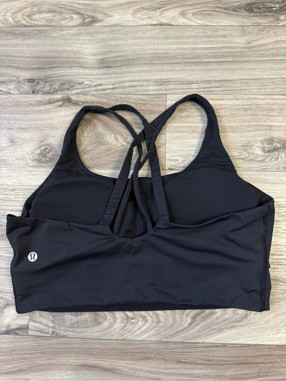 Lululemon Energy Longline Bra in Black Size Large
